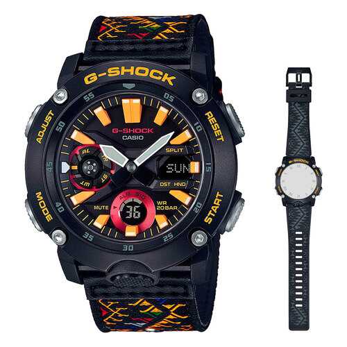 Японские наручные часы Casio G-SHOCK GA-2000BT-1AER с хронографом в H&M