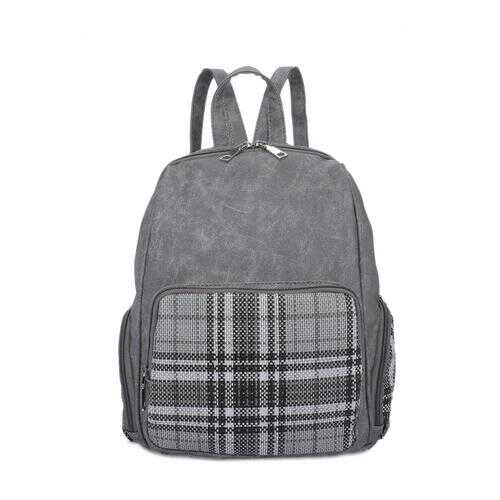 Рюкзак женский OrsOro DS-0142 черно-серая клетка в H&M