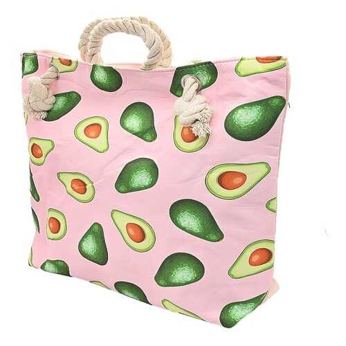 Пляжная сумка Beautybag Авокадо розовая в H&M