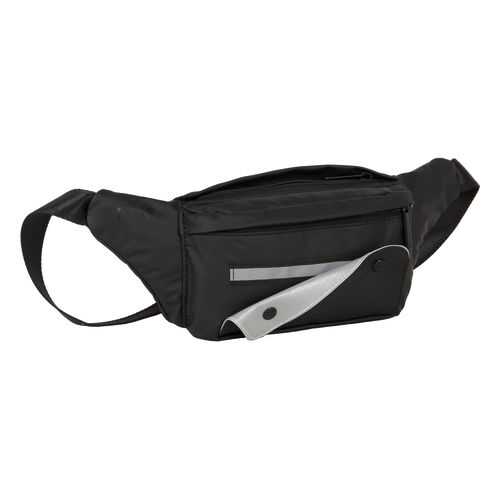 Поясная сумка унисекс Polar 18253 черная в H&M