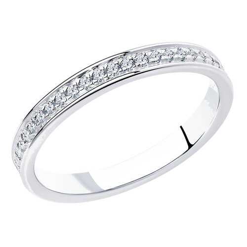 Кольцо женское SOKOLOV из серебра с фианитами 94012515 р.17 в H&M