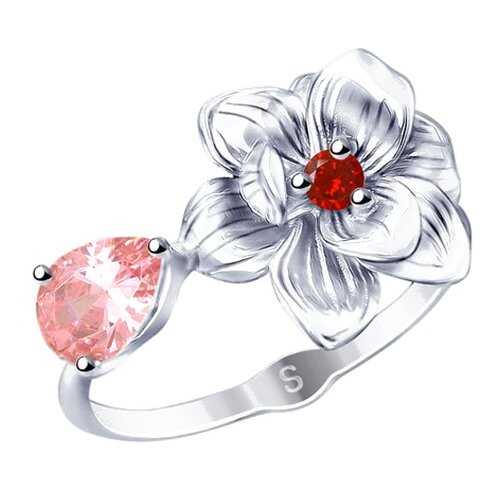 Кольцо женское SOKOLOV из серебра с фианитами 94012786 р.16.5 в H&M