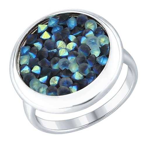 Кольцо женское SOKOLOV из серебра с кристаллами Swarovski 94012430 р.19.5 в H&M