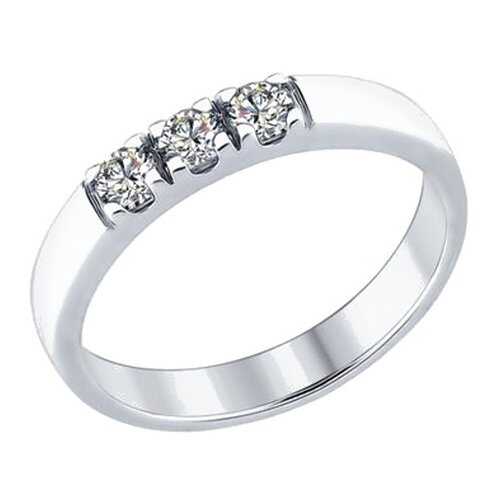 Кольцо женское SOKOLOV из серебра со Swarovski Zirconia 89010059 р.17 в H&M
