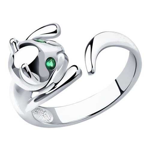 Серебряное кольцо женское «Котёнок» SOKOLOV 94011327 р.17 в H&M