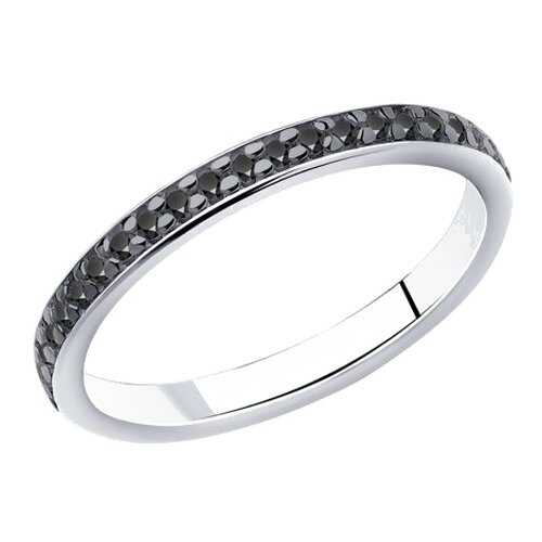 Серебряное кольцо женское с фианитами SOKOLOV 94010700 р.17.5 в H&M