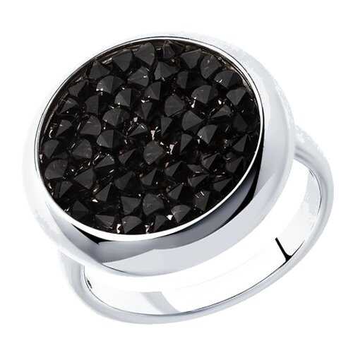 Серебряное кольцо женское с кристаллами Swarovski SOKOLOV 94012428 р.20 в H&M