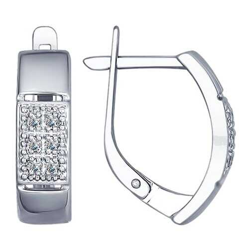 Серьги SOKOLOV из серебра с фианитами 94022460 в H&M