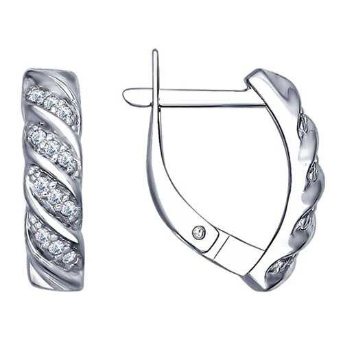 Серьги SOKOLOV из серебра с фианитами 94022464 в H&M