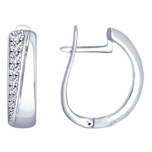 Серьги SOKOLOV из серебра с фианитами 94022820 в H&M