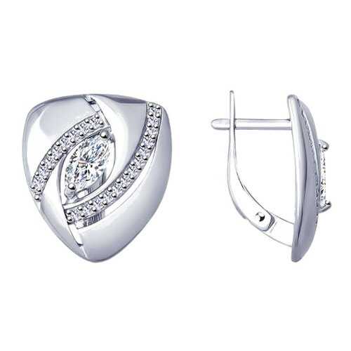 Серьги SOKOLOV из серебра с фианитами 94022918 в H&M