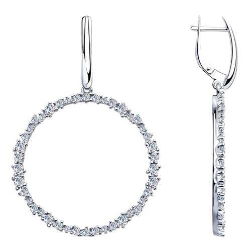 Серьги SOKOLOV из серебра с фианитами 94023389 в H&M