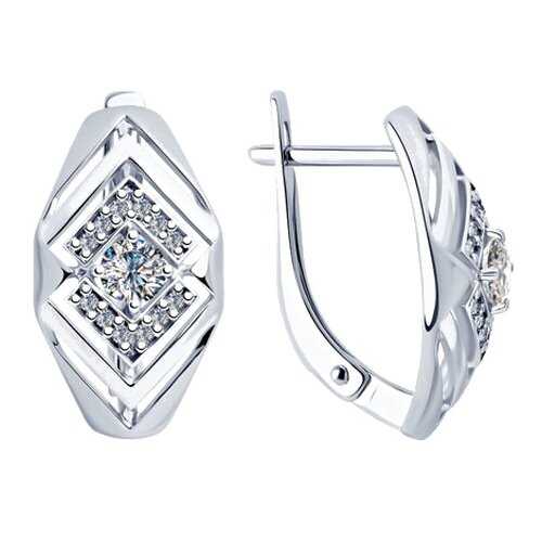 Серьги SOKOLOV из серебра с фианитами 94023423 в H&M