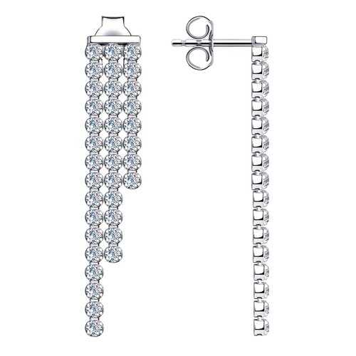 Серьги SOKOLOV из серебра с фианитами 94024527 в H&M