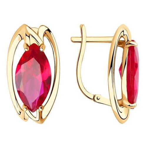 Серьги SOKOLOV из золота с корундами 727079 в H&M