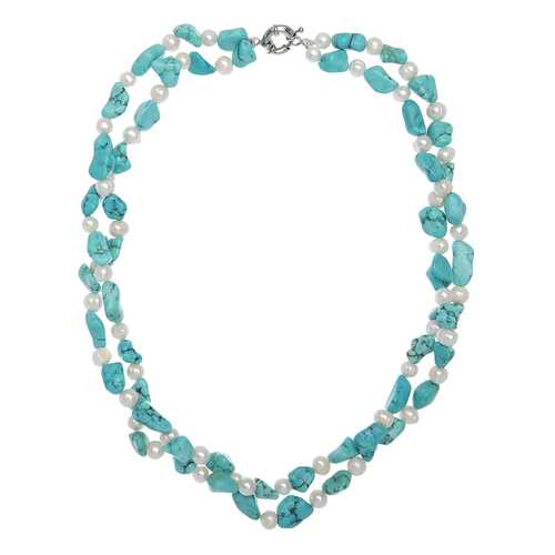 Бусы женские My-bijou 303-1107 голубые/белые в H&M