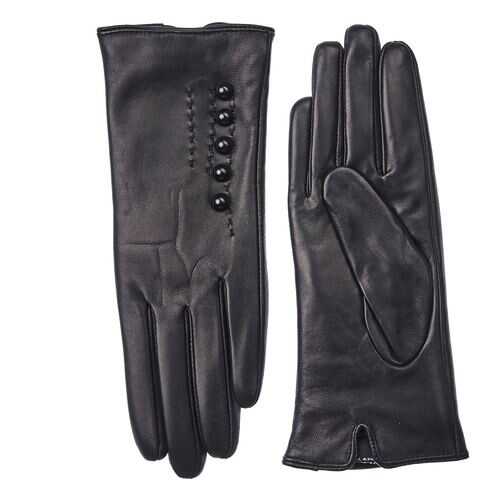 Перчатки женские Dr.Koffer H660123-236 черные 6,5 в H&M