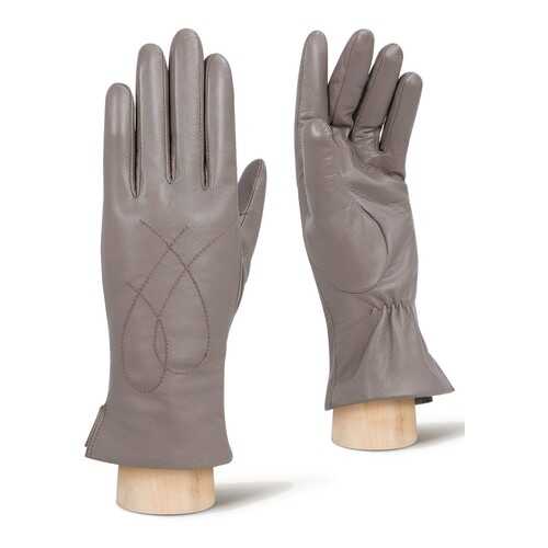Перчатки женские Labbra LB-0170-sh коричневые 7 в H&M