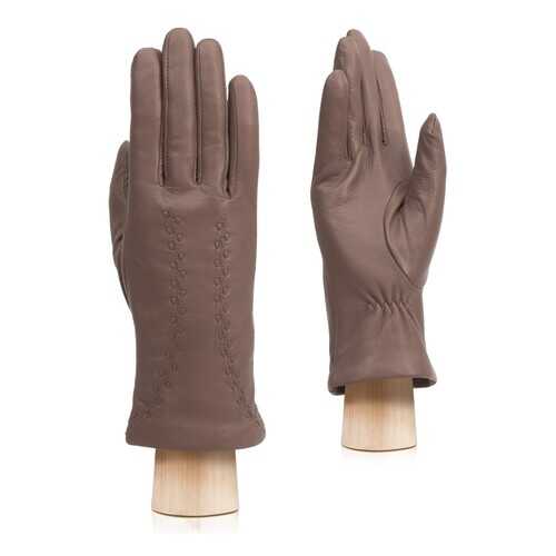 Перчатки женские Labbra LB-0511 коричневые 7 в H&M