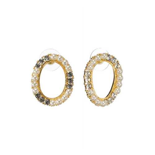 Серьги Corona Style B005E1126245 золотистые в H&M