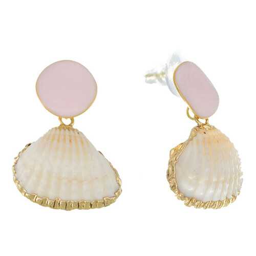 Серьги Corona Style B006E00234 золотисто-красные в H&M