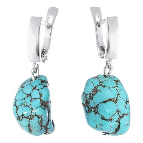 Серьги My-bijou Висюльки, бирюза 3 см в H&M