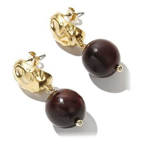 Серьги с деревянными подвесками, б/р 042BRD3115E в H&M