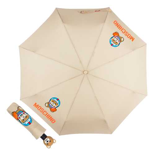 Зонт складной Moschino 8053-OCD US Football Bear Beige в H&M