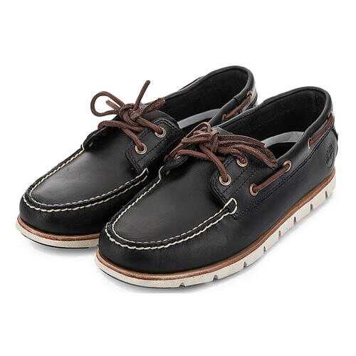 Топсайдеры мужские Timberland TBLA1BBUW черные/коричневые 11.5 US в H&M