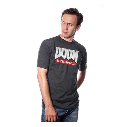 Футболка Good Loot Doom Eternal серая S в H&M