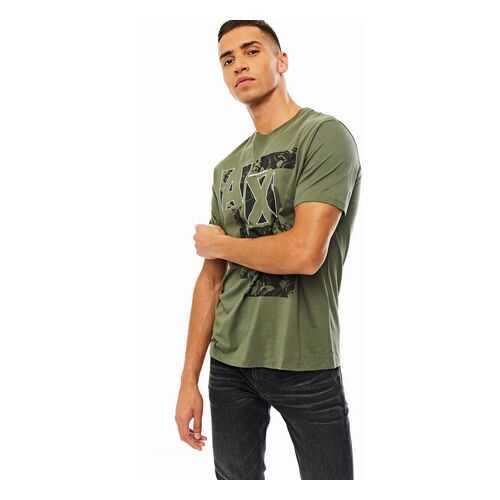 Футболка мужская Armani Exchange 3HZTGZ ZJA5Z 1803 хаки L в H&M