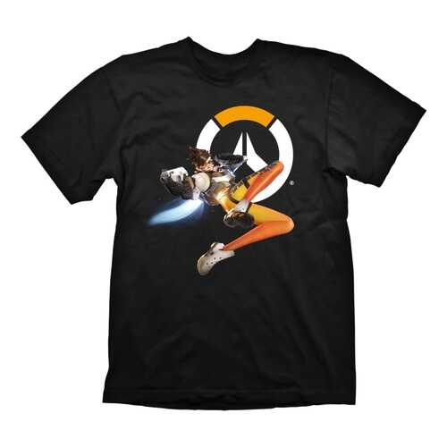 Футболка мужская Gaya Entertainment Overwatch Tracer Hero черная 2XL в H&M