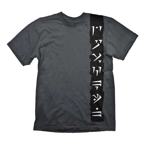 Футболка мужская Gaya Entertainment Skyrim Dovahkiin Banner серая S в H&M