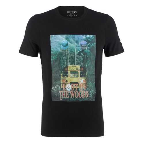 Футболка мужская Guess M0YI57-J1300 зеленая S в H&M