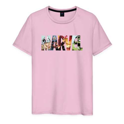 Футболка мужская ВсеМайки 1781399 розовая L в H&M