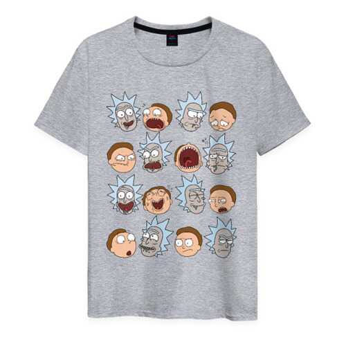 Футболка мужская ВсеМайки 1853017 серая XXXL в H&M