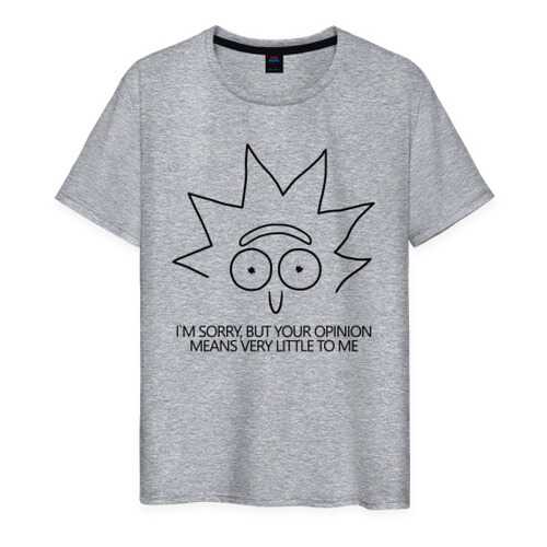 Футболка мужская ВсеМайки 1856953 серая XXXL в H&M