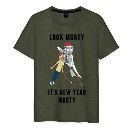 Футболка мужская ВсеМайки 1970499 хаки M в H&M