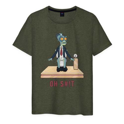 Футболка мужская ВсеМайки 1989009 хаки L в H&M