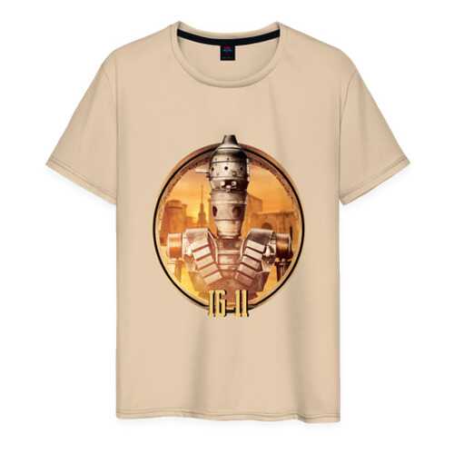 Футболка мужская ВсеМайки 2177795 бежевая XL в H&M
