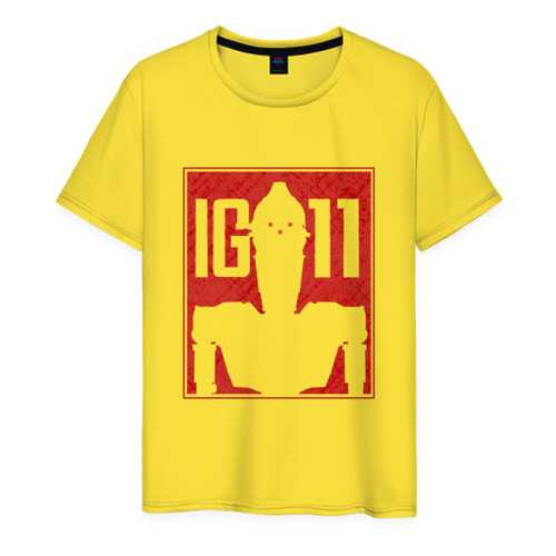 Футболка мужская ВсеМайки 2177797 желтая XS в H&M
