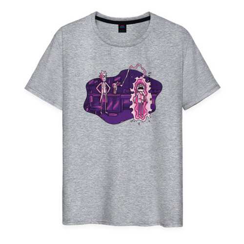 Футболка мужская ВсеМайки 2460881 серая L в H&M