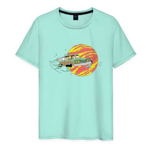 Футболка мужская ВсеМайки 2461131 зеленая XS в H&M