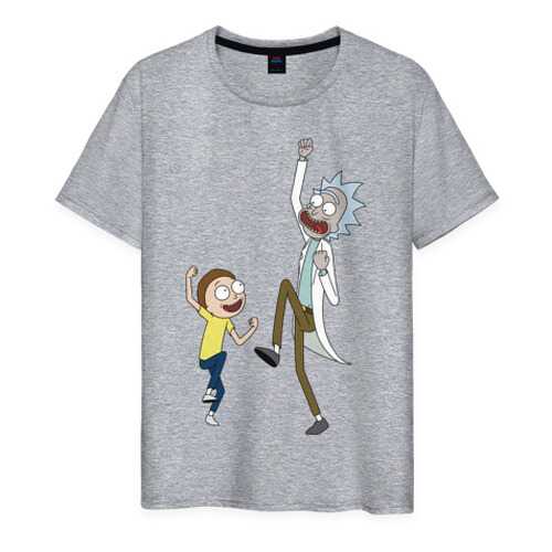 Футболка мужская ВсеМайки 2604943 серая XXS в H&M