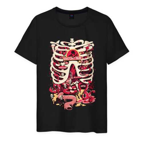 Футболка мужская ВсеМайки Anatomy park черная 4XL в H&M