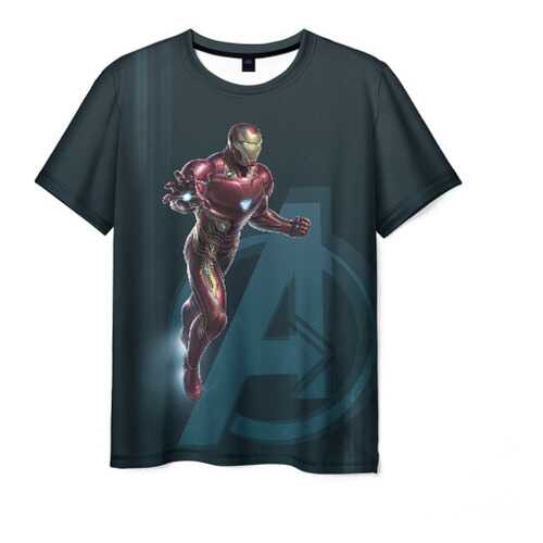 Футболка мужская ВсеМайки Iron Man черная 4XL в H&M