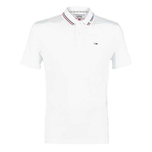Футболка-поло мужская Tommy Jeans DM0DM07804 YBR white белая XXL в H&M