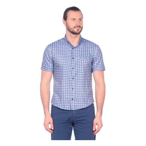 Рубашка мужская DAIROS GD81100401 синяя L в H&M