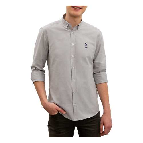 Рубашка мужская U.S. POLO ASSN. G081GL0040NOVA020Y серая L в H&M