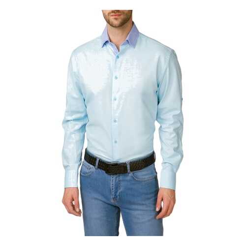 Сорочка мужская Kanzler 18S-SCR04RLSN/02-1 голубая 43 RU в H&M